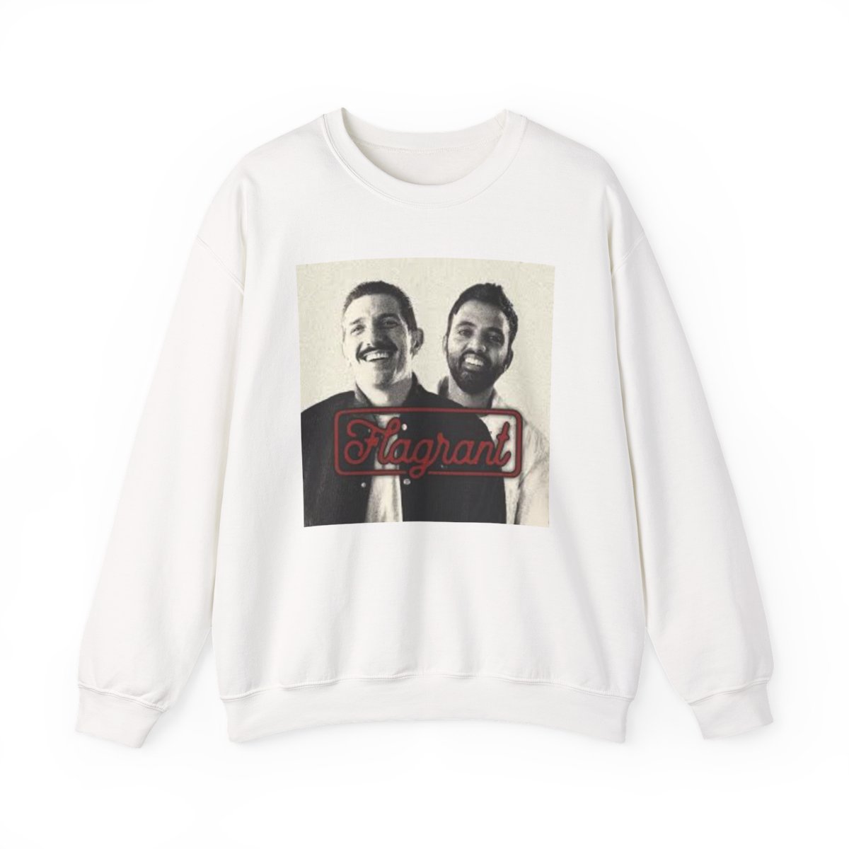 Vintage Portrait 'Immigrant' Crewneck Sweatshirt | Photo Print | Flagrant Podcast