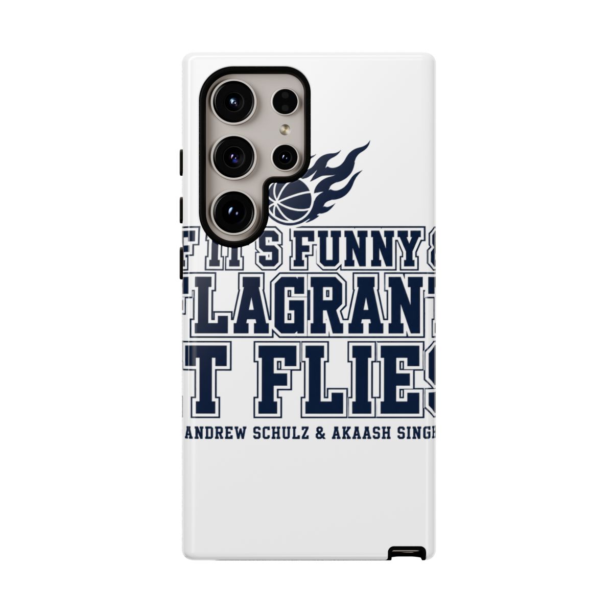 Flagrant "If It’s Funny & Flagrant, It Flies" Phone Case - alternate angle 2, merchandise