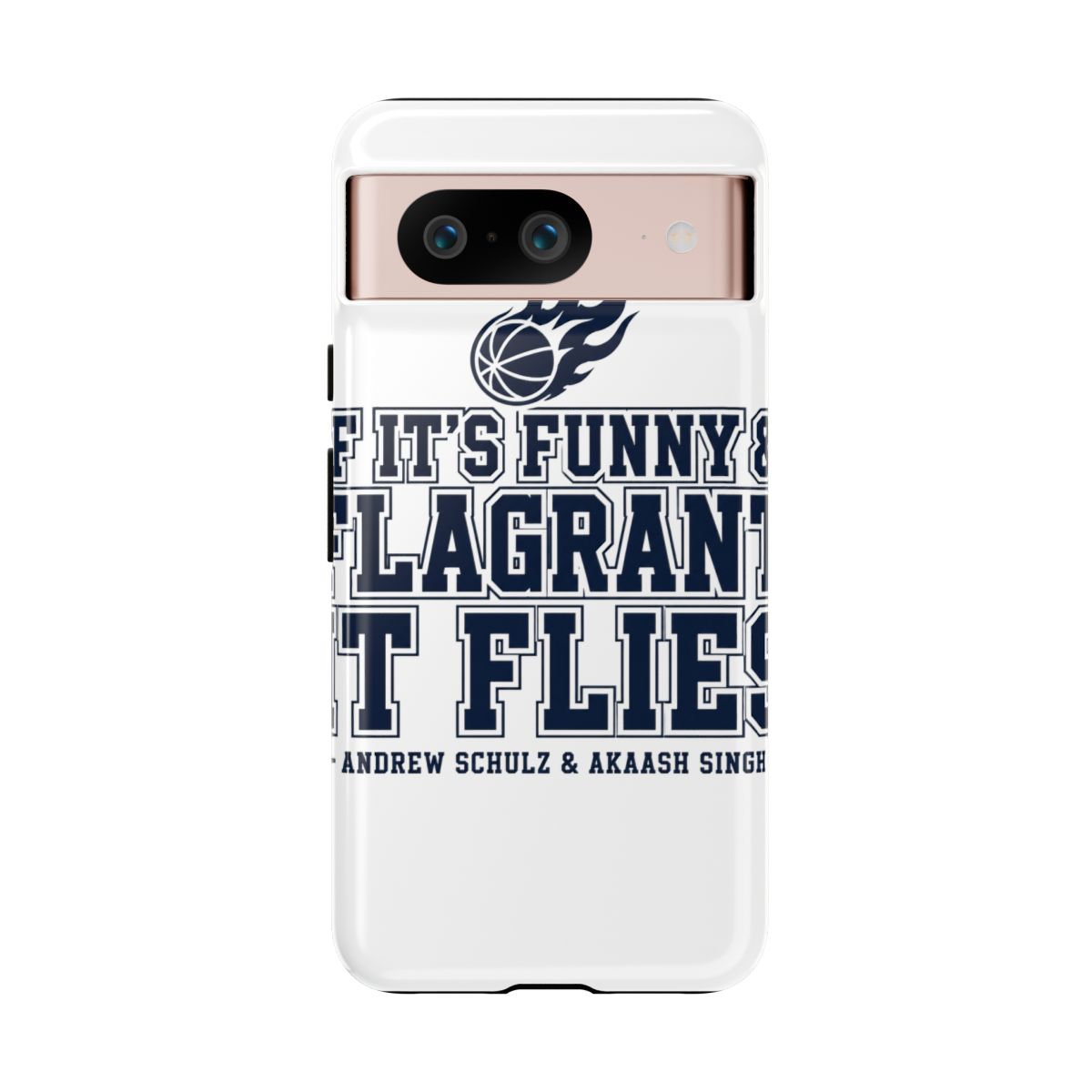 Flagrant "If It’s Funny & Flagrant, It Flies" Phone Case - alternate angle 1, merchandise