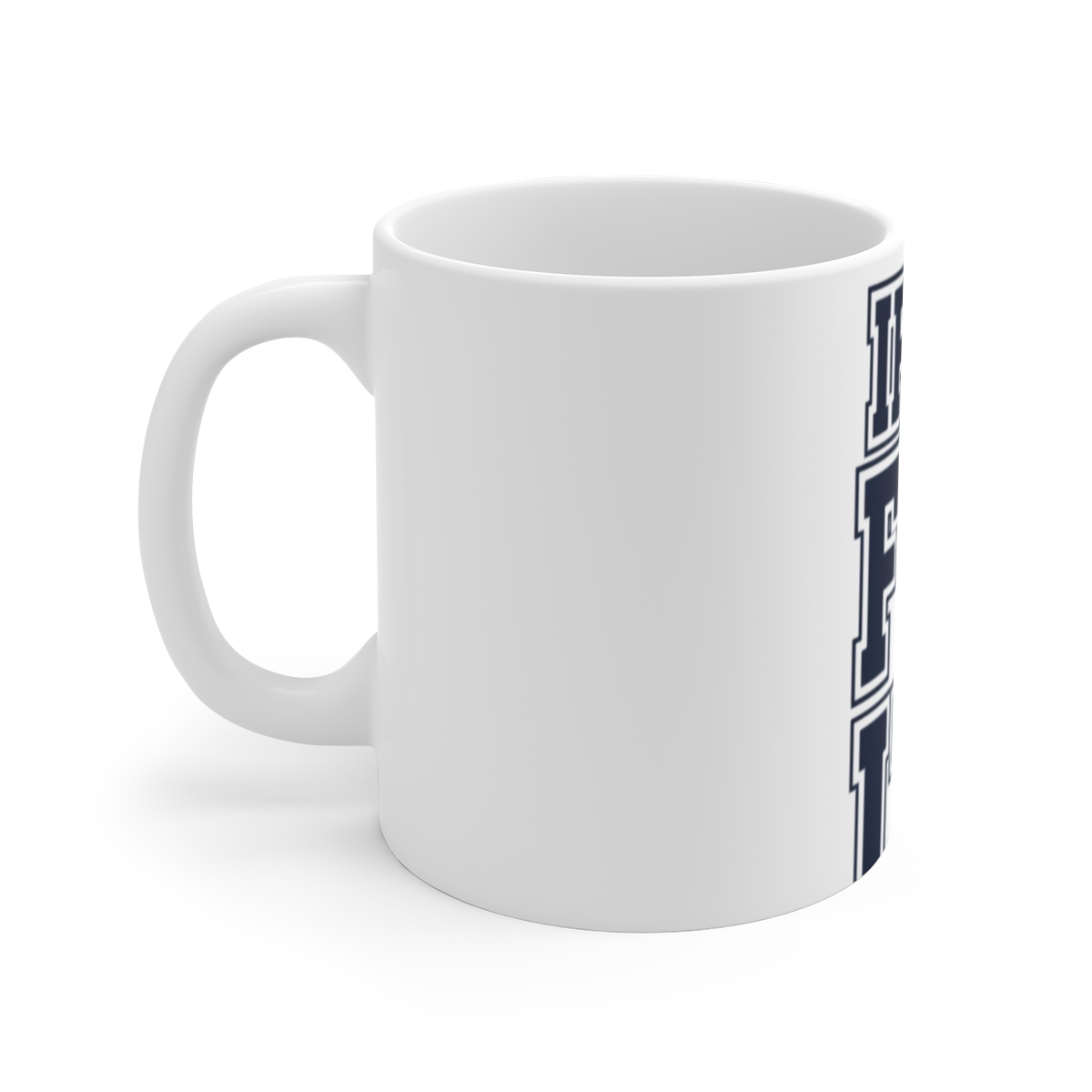 Flagrant "If It’s Funny & Flagrant, It Flies" White Mug - alternate angle 2, merchandise