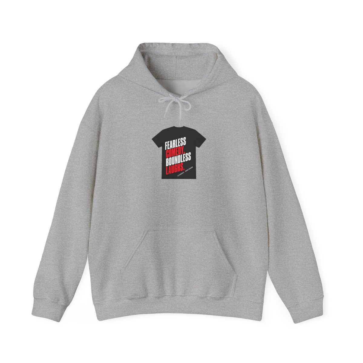 Flagrant "Fearless comedy. Boundless laughs." Hoodie - alternate angle 3, merchandise