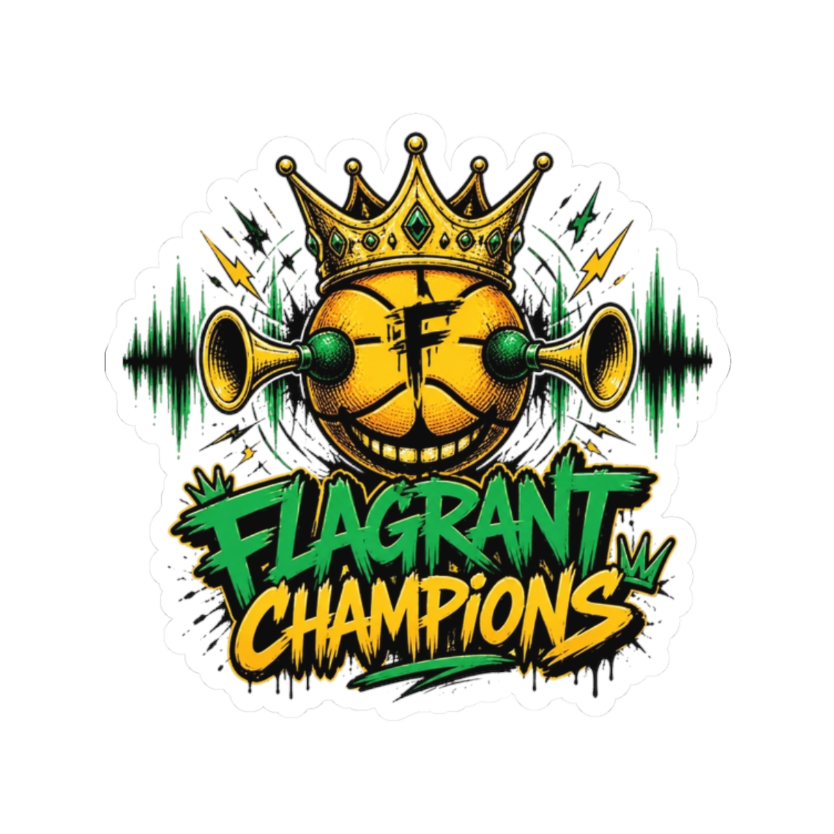 Flagrant "Flagrant Champions" Sticker - Official Stickers merchandise